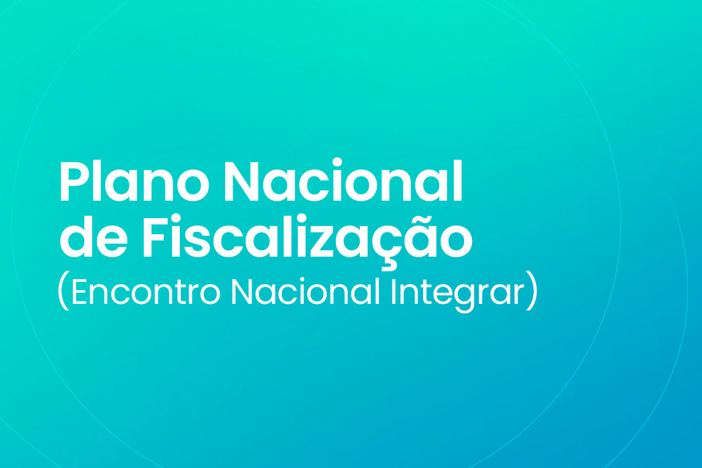 Plano Nacional de Fiscalização